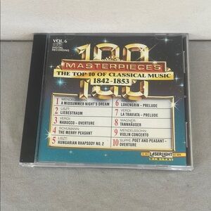 ⭐️ 100 Masterpieces Classical Music CD 1991 Delta Volume 6 Laserlight Digital